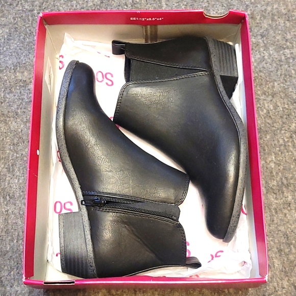 SO Shoes - SO Ankle Boots -7.5M black
